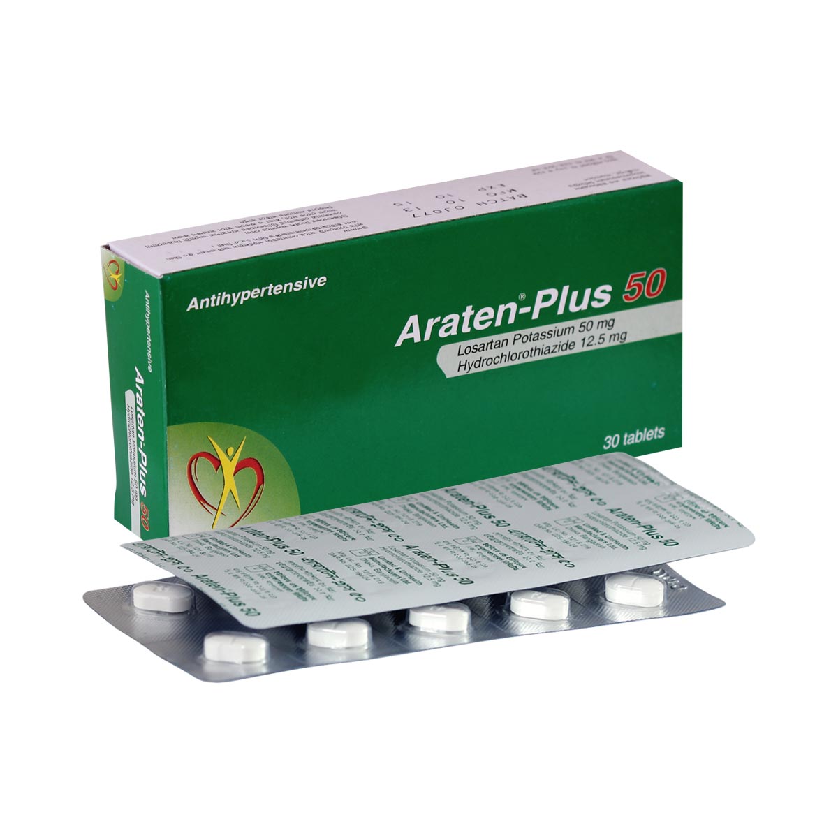 Araten Plus 50 mg Tablet-30's Pack