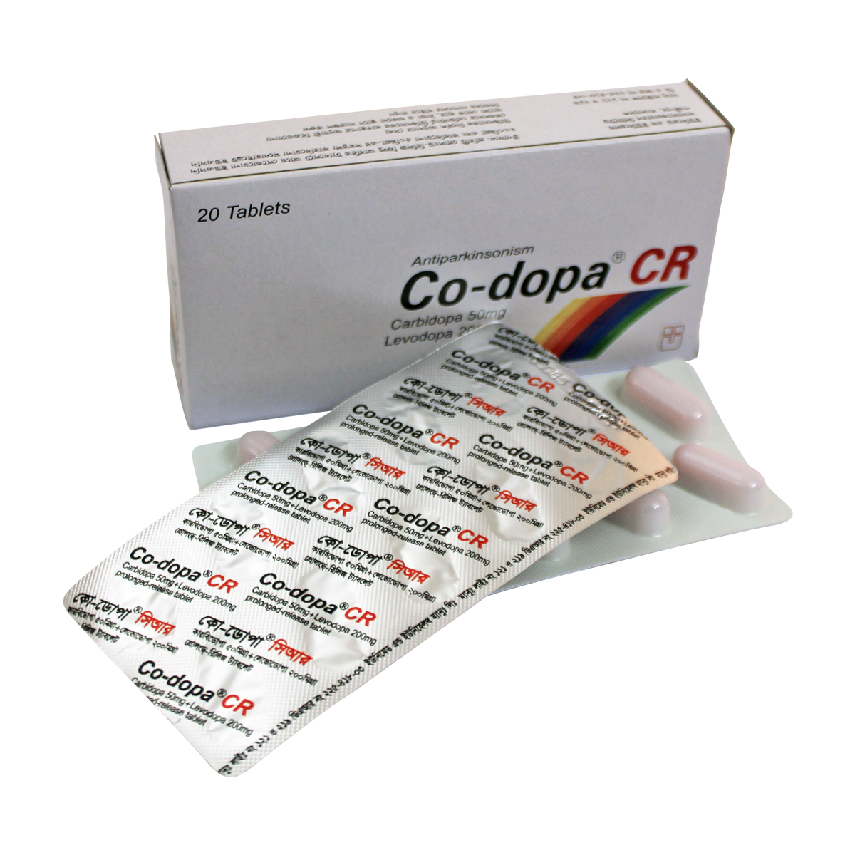 Co-dopa CR 250 mg Tablet-20's Pack