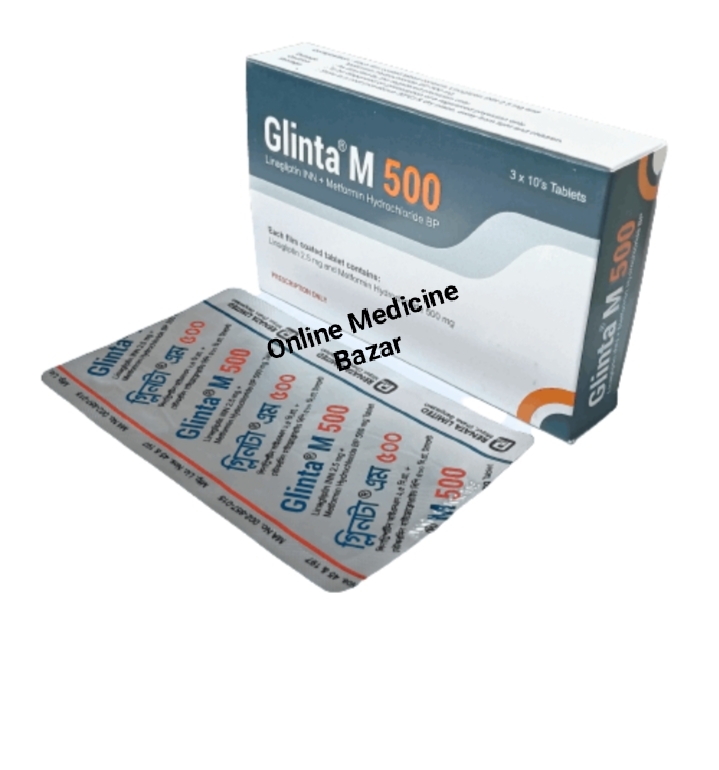 Glinta-M 2.5 mg+500 mg Tablet-10's Strip