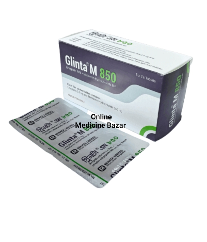 Glinta-M 2.5 mg+850 mg Tablet-30's Pack