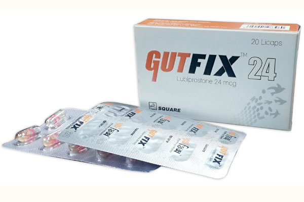 Gutfix 24 mcg Capsule-10's Strip