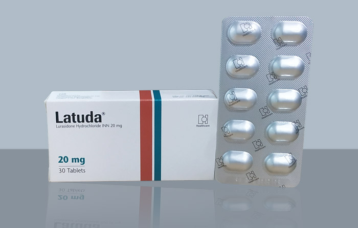 Latuda 20 mg Tablet-30's pack