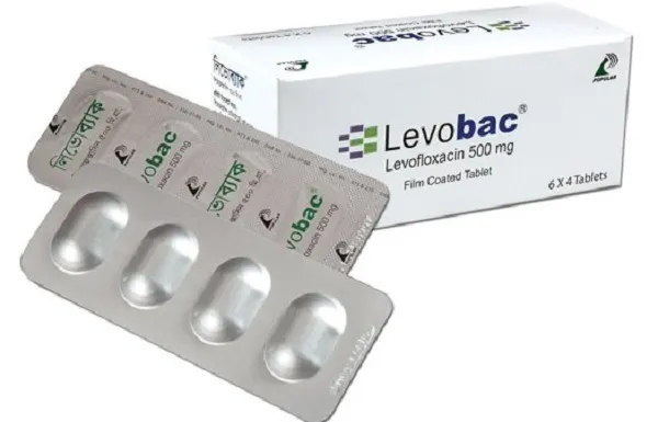 Levobac 500 mg Tablet-24's Pack