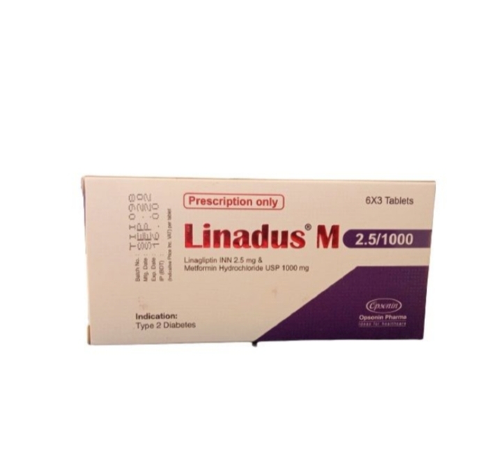 Linadus M 1000 mg Tablet-6's Strip