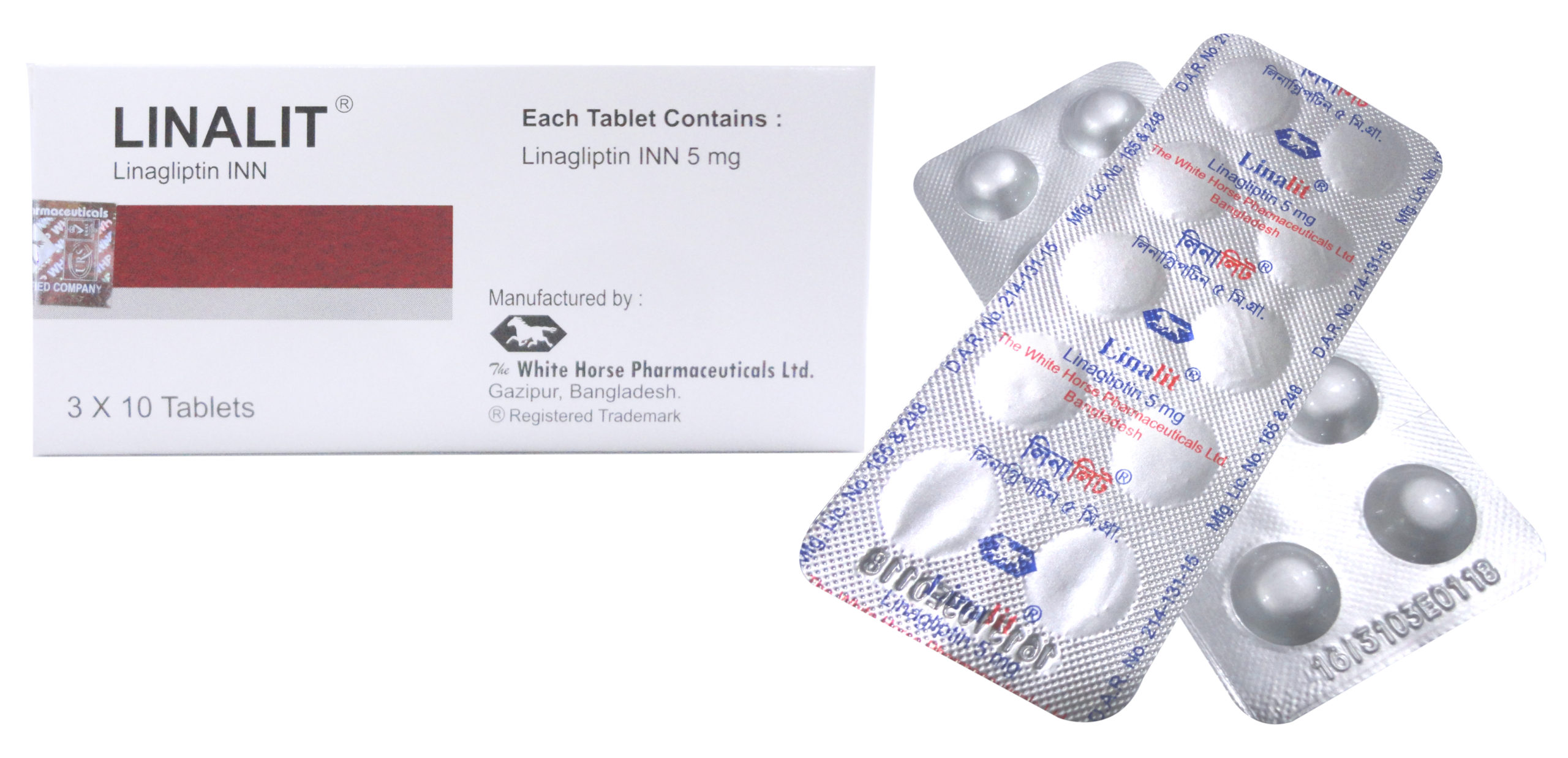 Linalit 5 mg Tablet-10's Strip