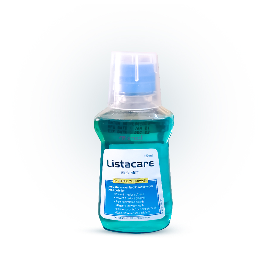 Listacare Blue Mint Mouthwash-120 ml