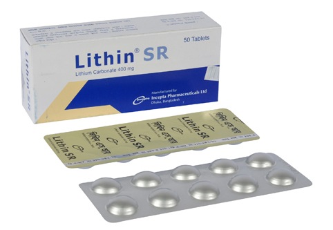 Lithin SR 400 mg Tablet-10's Strip