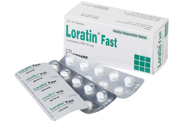 Loratin Fast 10 mg Tablet-10's Strip