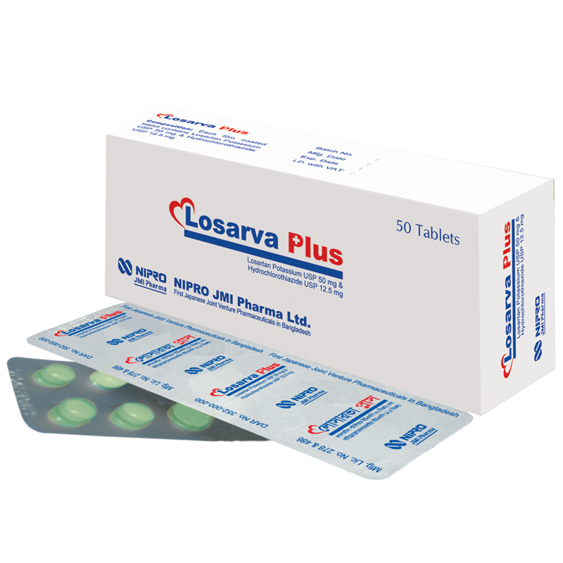 Losarva Plus 50 mg Tablet-10's Strip