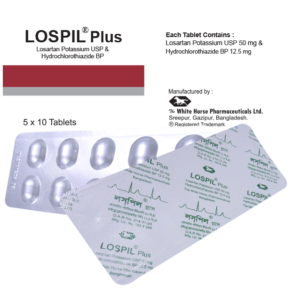 Lospil Plus 50 mg Tablet-10's Strip