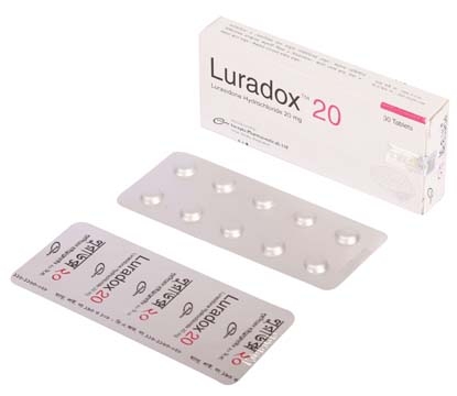 Luradox 20 mg Tablet-10's Strip