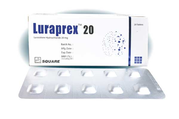 Luraprex 20 mg Tablet-10's Strip