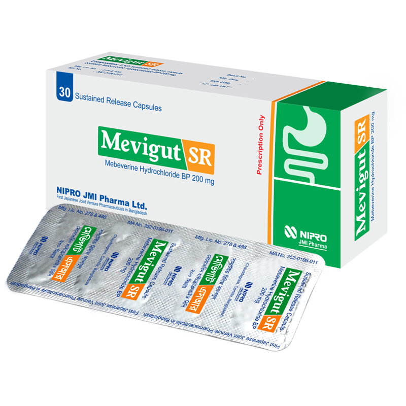 Mevigut SR 200 mg Capsule-10's Strip