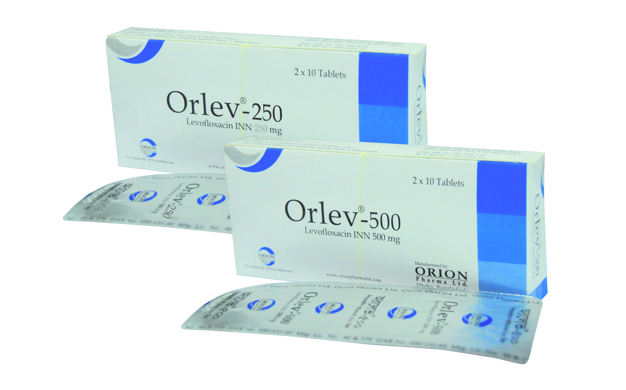 Orlev 500 mg Tablet-20's Pack