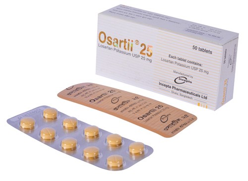 Osartil 25 mg Tablet-10's Strip