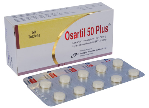 Osartil Plus 50 mg Tablet-10's Strip