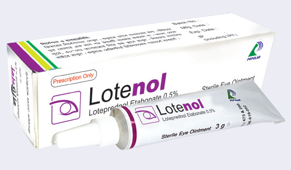 Lotenol Eye Ointment-5 gm tube