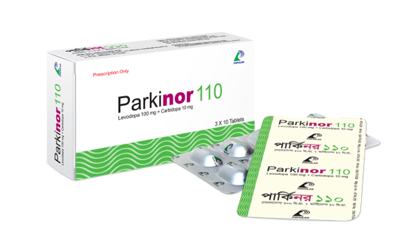 Parkinor 110 mg Tablet-10's Strip