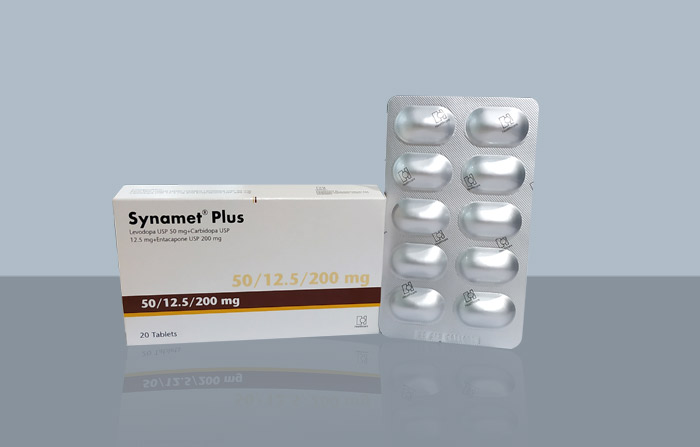 Synamet Plus 50 mg+12.5 mg +200 mg Tablet-20's Pack