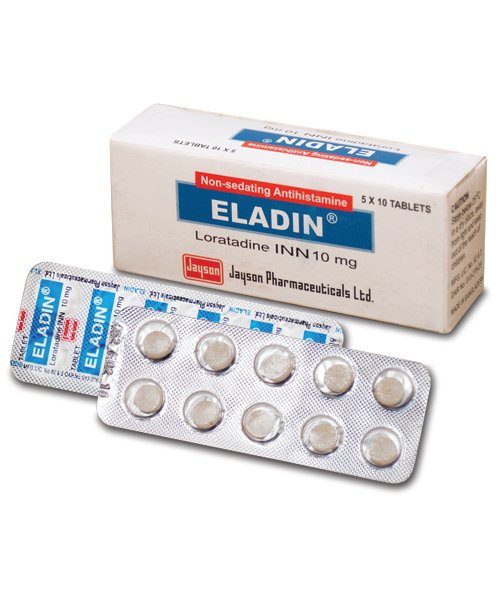 Eladin 10 mg Tablet-50's Pack