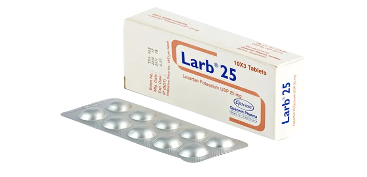 Larb 25 mg Tablet-14's Strip