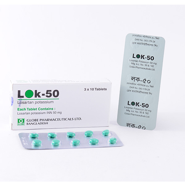 Lok-50 mg Tablet-10's Strip