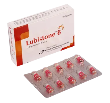 Lubistone 8 mcg Capsule-10's Strip