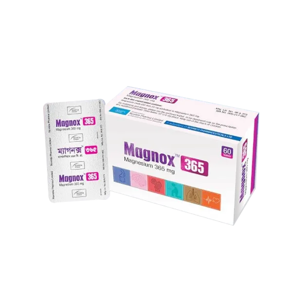 Magnox 365 mg Tablet-10's Strip