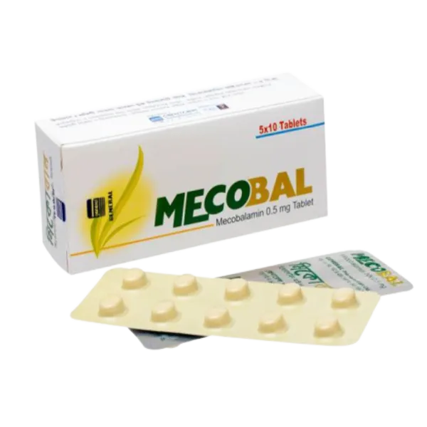 Mecobal 0.5 mg Tablet-10's Strip