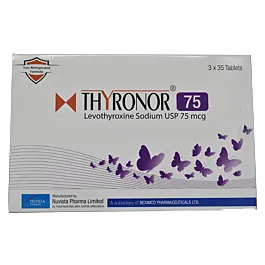 Thyronor 75 mcg Tablet-35 Pcs