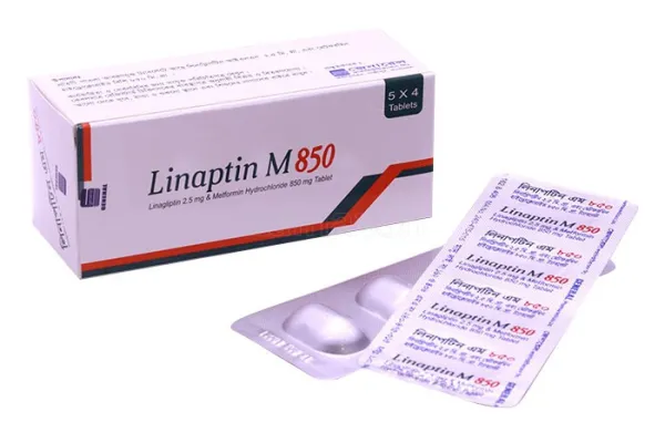 Linaptin M 850 mg Tablet-20's Pack