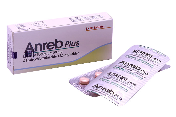 Anreb Plus 50 mg Tablet-10's Strip