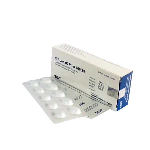 SB-Losak Plus 100 mg Tablet-30's Pack