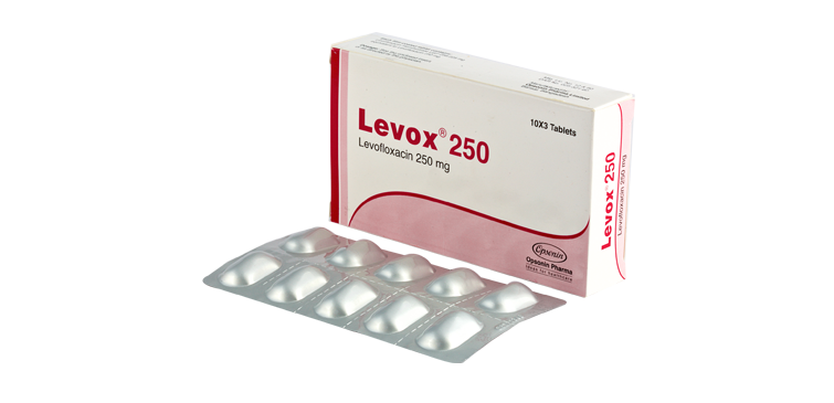 Levox 250 mg Tablet-10's Strip