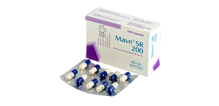 Mave SR 200 mg Capsule-10's Strip