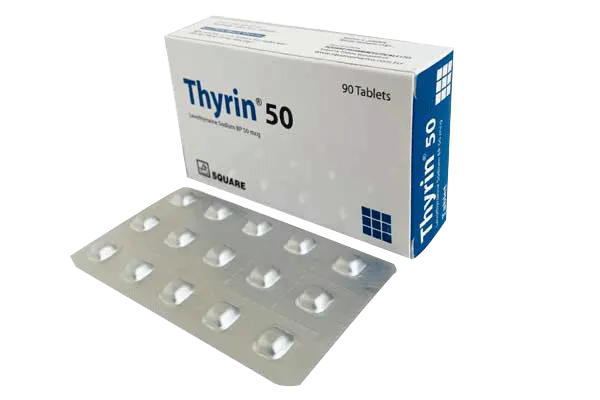 Thyrin 50 mcg Tablet-15's Strip