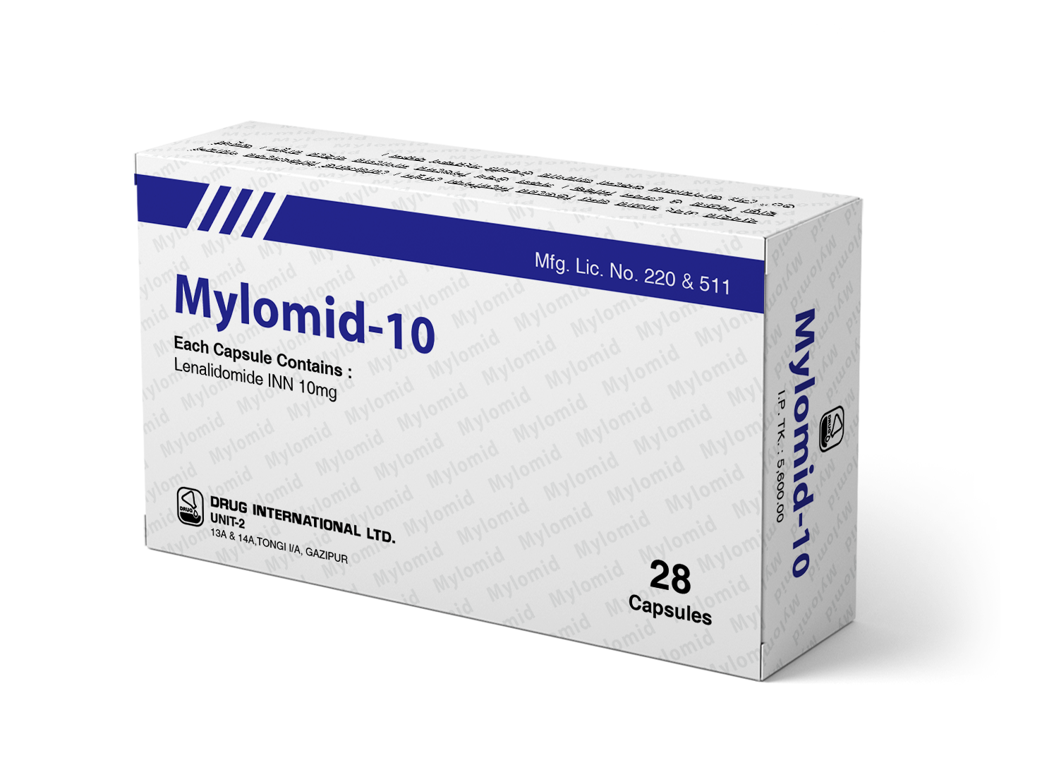 Mylomid 10 mg Capsule-28's Pack