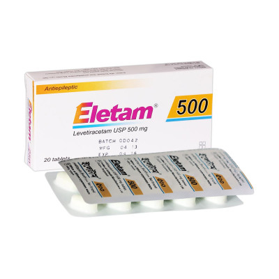 Eletam 500 mg Tablet-10's Strip