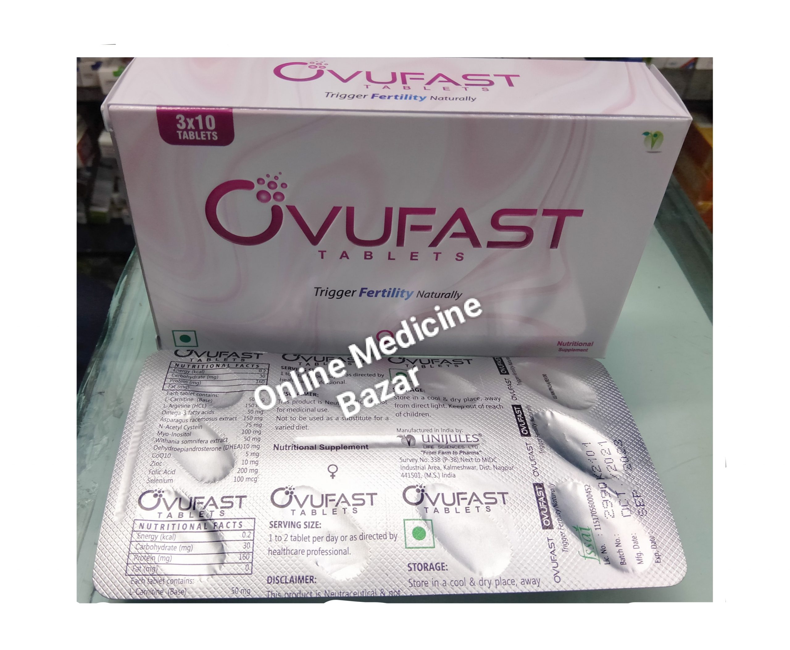 Ovufast Tablet-30's Pack