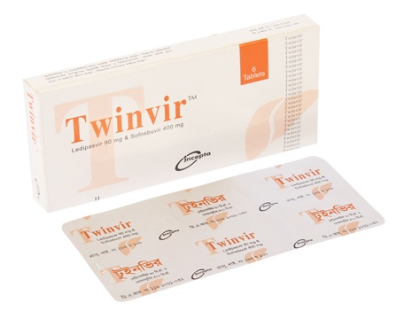 Twinvir 90 mg+400 mg Tablet-6's Pack