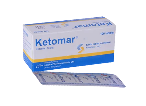 Ketomar 1 mg Tablet-10's Strip