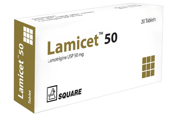 Lamicet 50 mg Tablet-20's pack