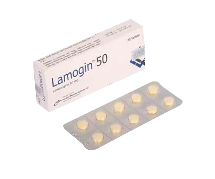 Lamogin 50 mg Tablet-10's strip