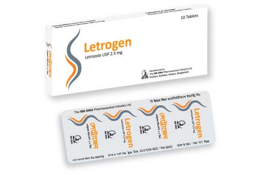 Letrogen 2.5 mg Tablet-10's Pack