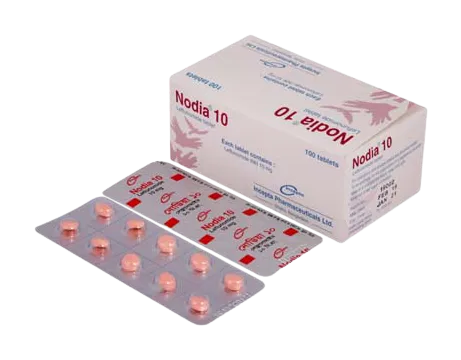 Nodia 10 mg Tablet-10's Strip