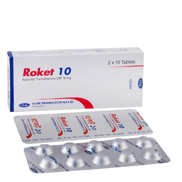 Roket 10 mg Tablet-10's Strip