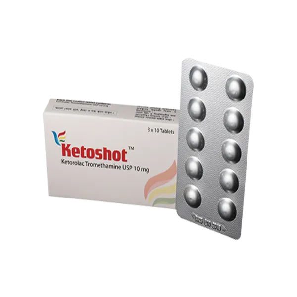 Ketoshot 10 mg Tablet-10's Strip