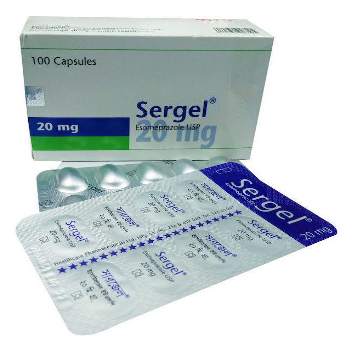 Sergel 20 mg Capsule-10's Strip