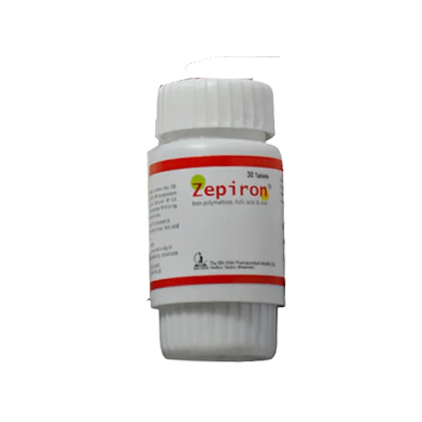 Zepiron Tablet-30's Pot