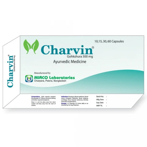 Charvin 500 mg Capsule-30's Pack